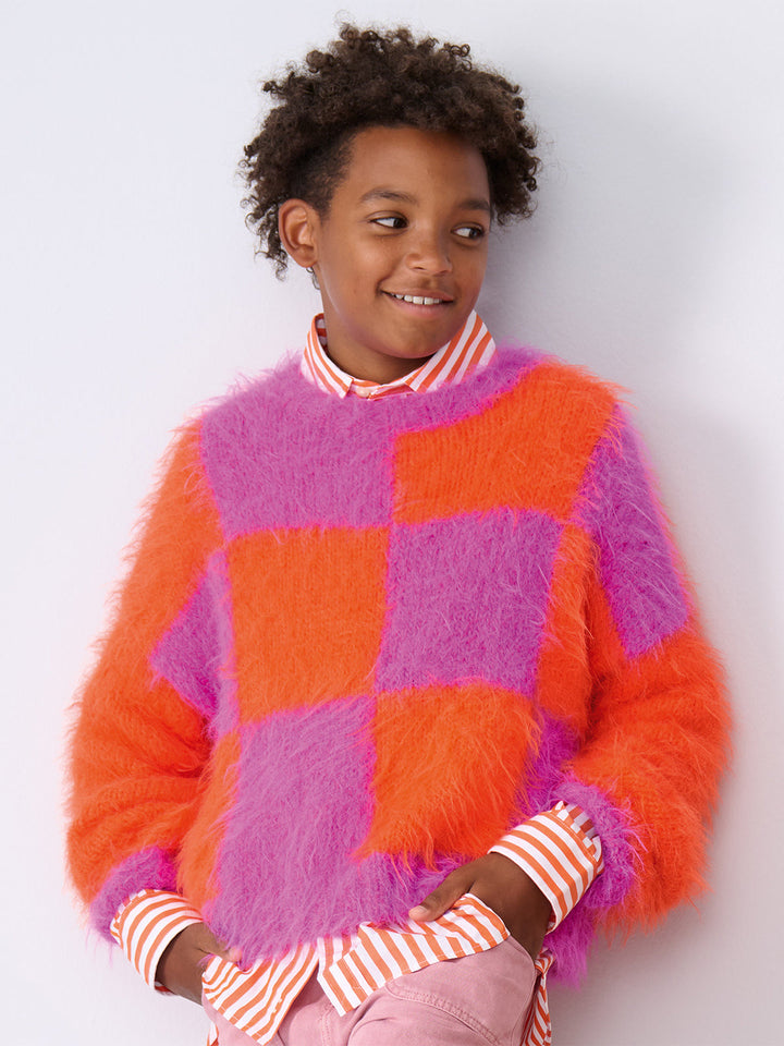 Strickpaket Basta Karopullover - kids