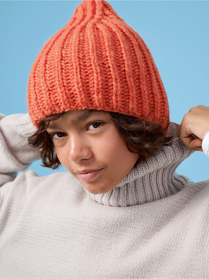 Strickpaket Cool Wool Rollkragenpullover
