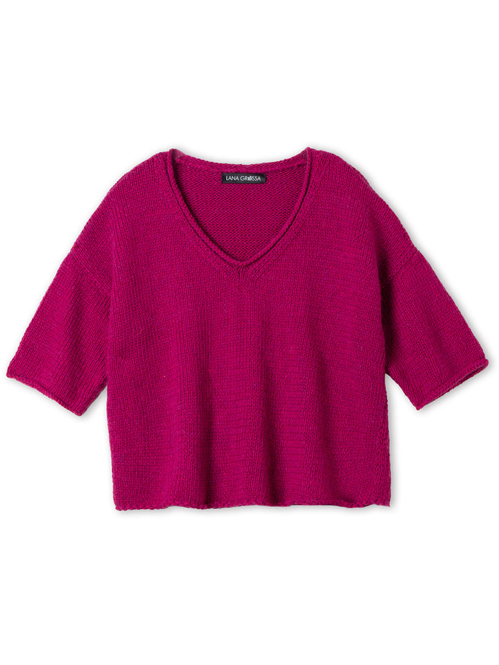 Strickpaket Summer Softness V-Ausschnitt Shirt