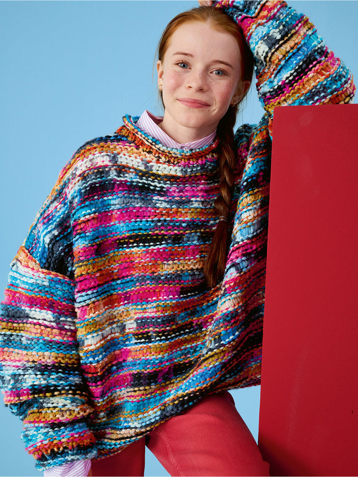Strickpaket Crazy Oversized-Pullover