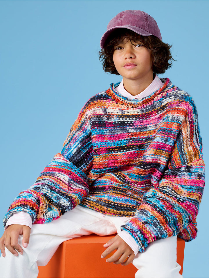 Strickpaket Crazy Oversized-Pullover