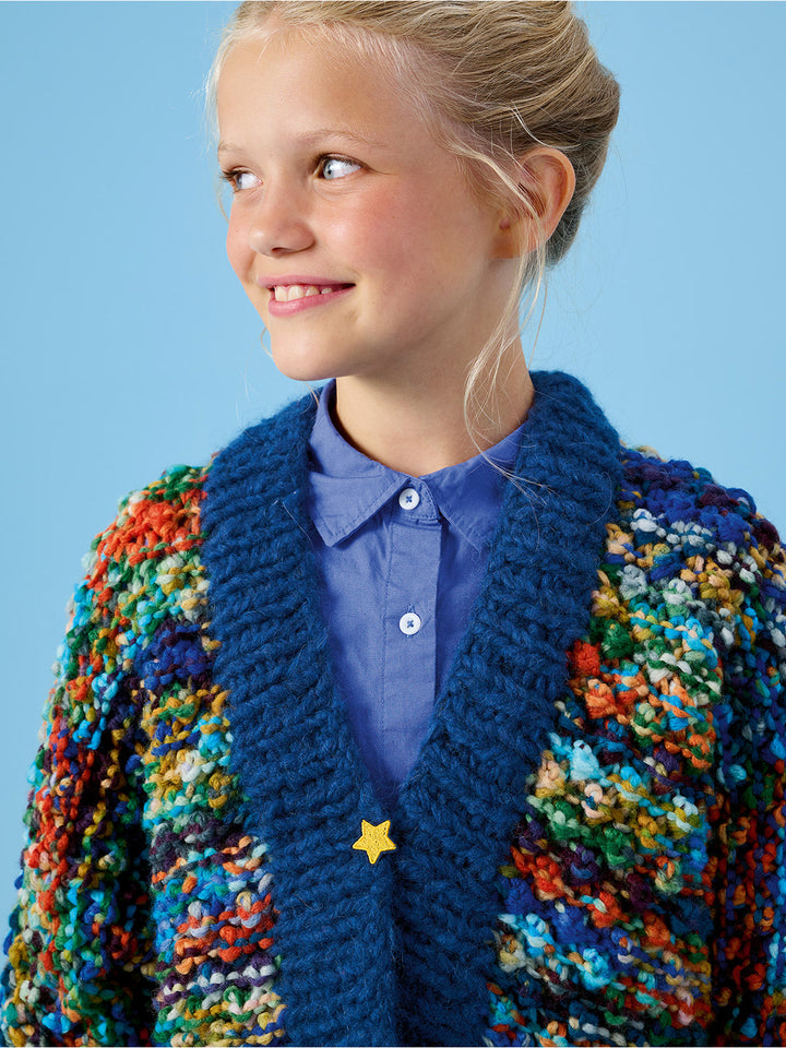 Strickpaket Crazy &amp; Baby Furry Noppenjacke