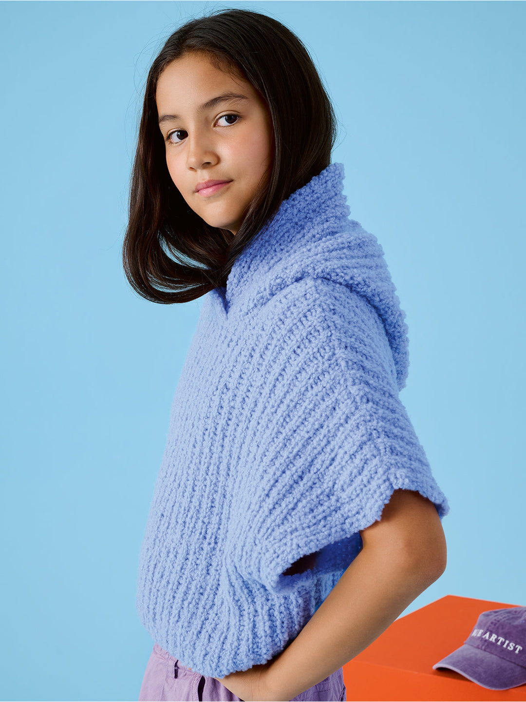 Strickpaket Orsettini Hoodie-Pullunder