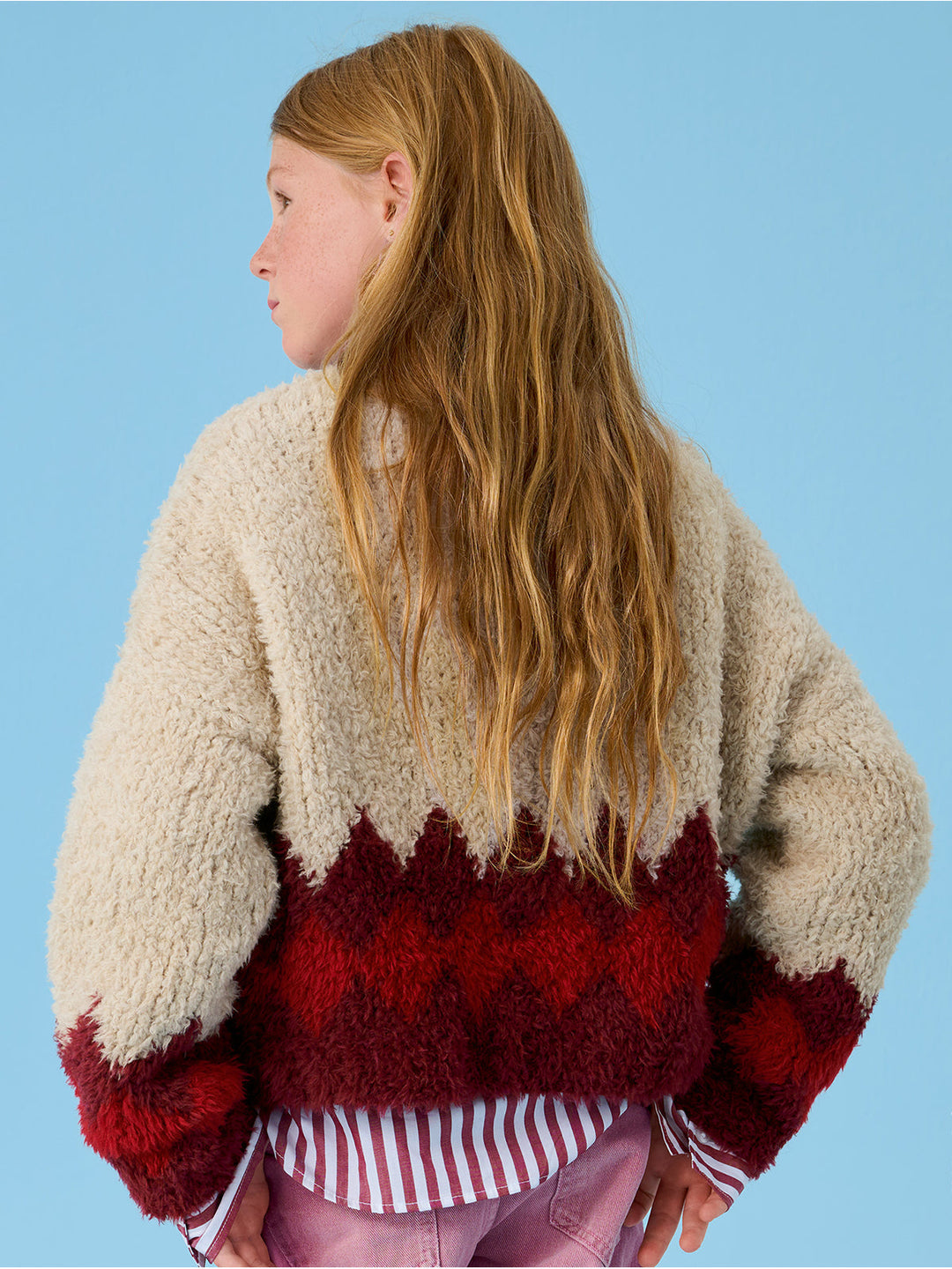 Strickpaket Pelliccia Pullover mit Zackenmuster