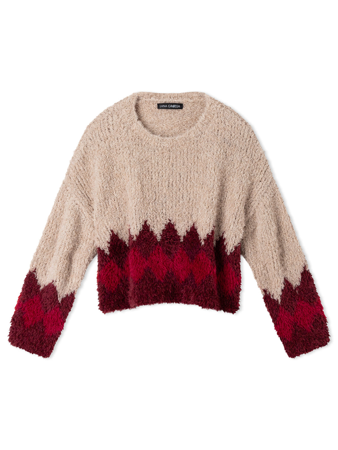Strickpaket Pelliccia Pullover mit Zackenmuster