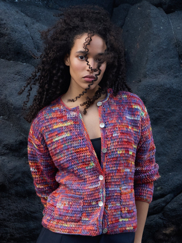 Häkelpaket Cotonella Multi Jacke