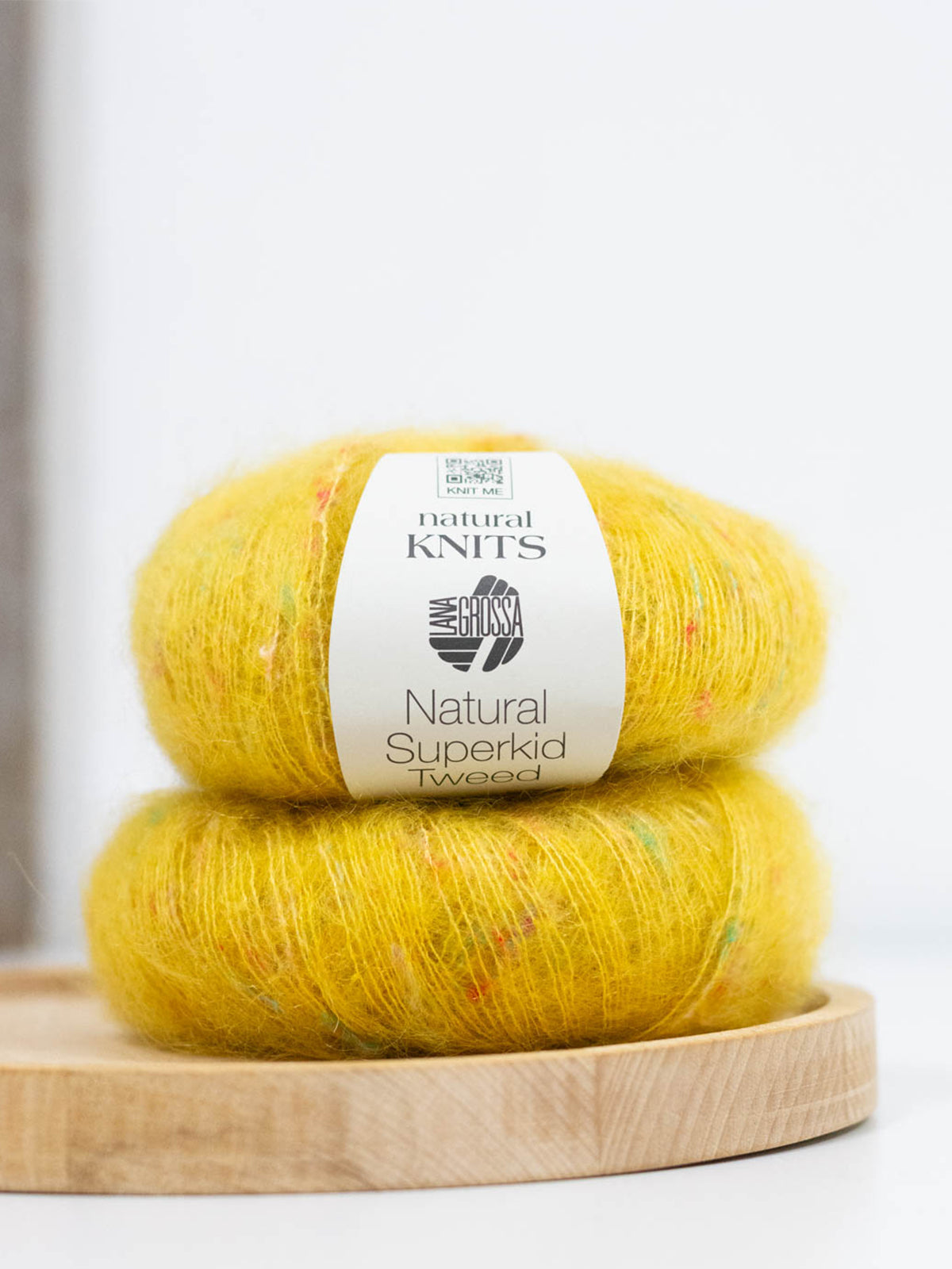 Natural Superkid Tweed 644 Safrangelb