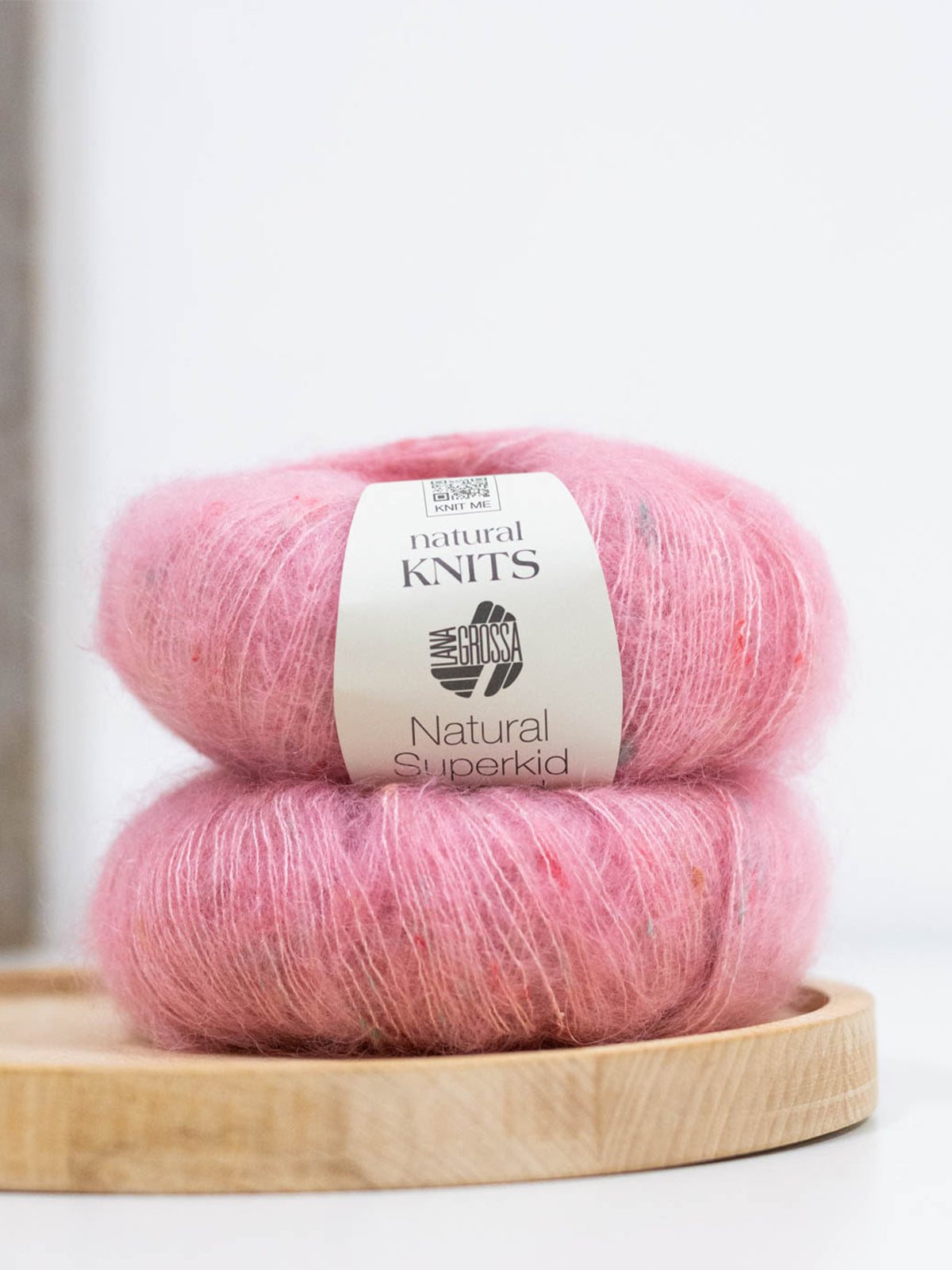 Natural Superkid Tweed 638 Nelkenrosa