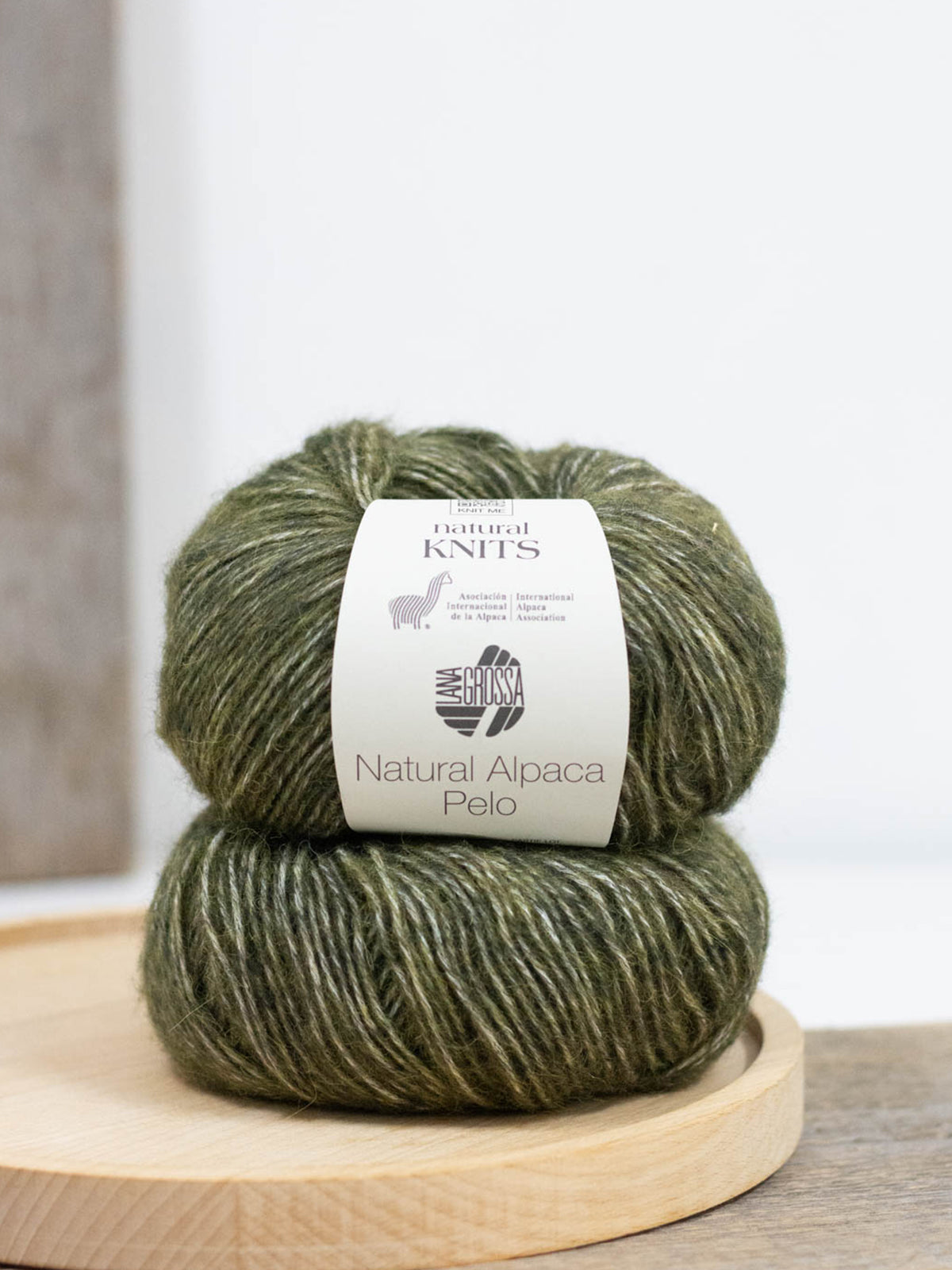 Natural Alpaca Pelo 040 Waldgrün meliert