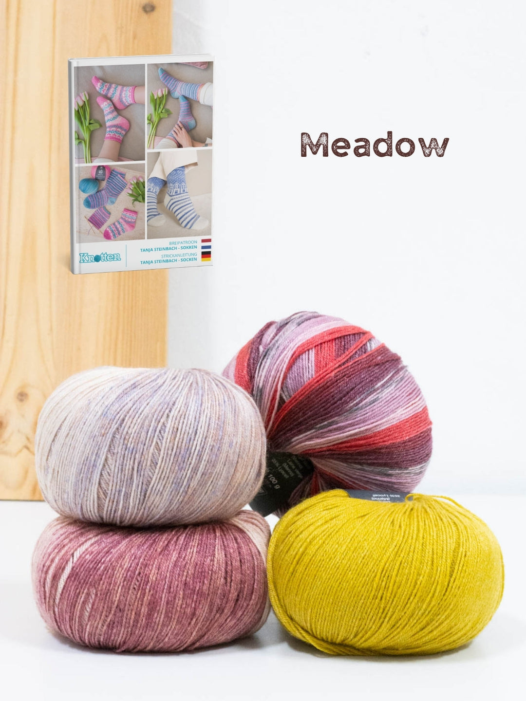 Strickpaket Frühlingssocken Woolycell Mix - Tanja Steinbach