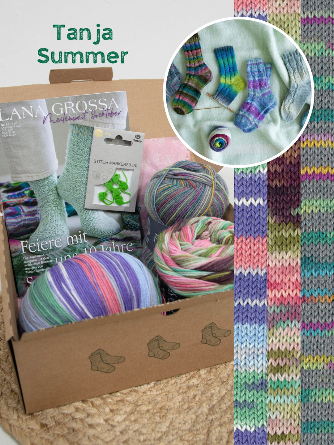 Socktober Paket Knotten - Tanja Steinbach