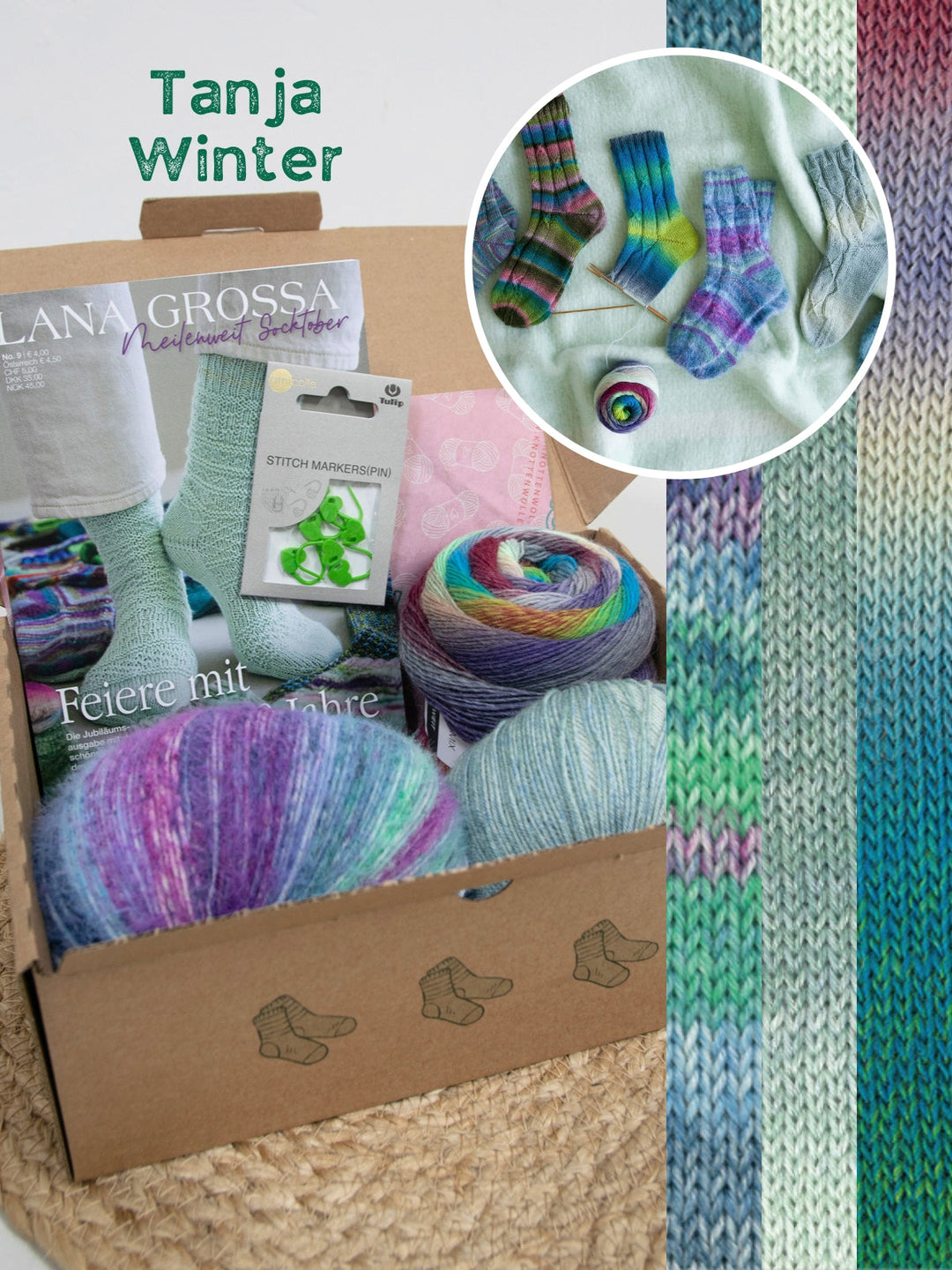 Socktober Paket Knotten - Tanja Steinbach