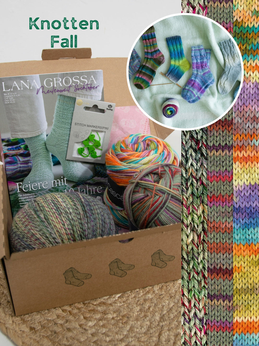 Socktober Paket Knotten - Tanja Steinbach