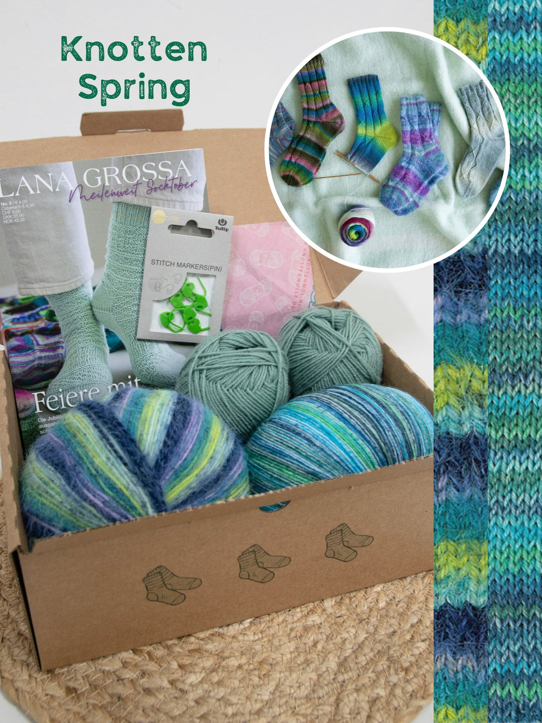 Socktober Paket Knotten - Tanja Steinbach