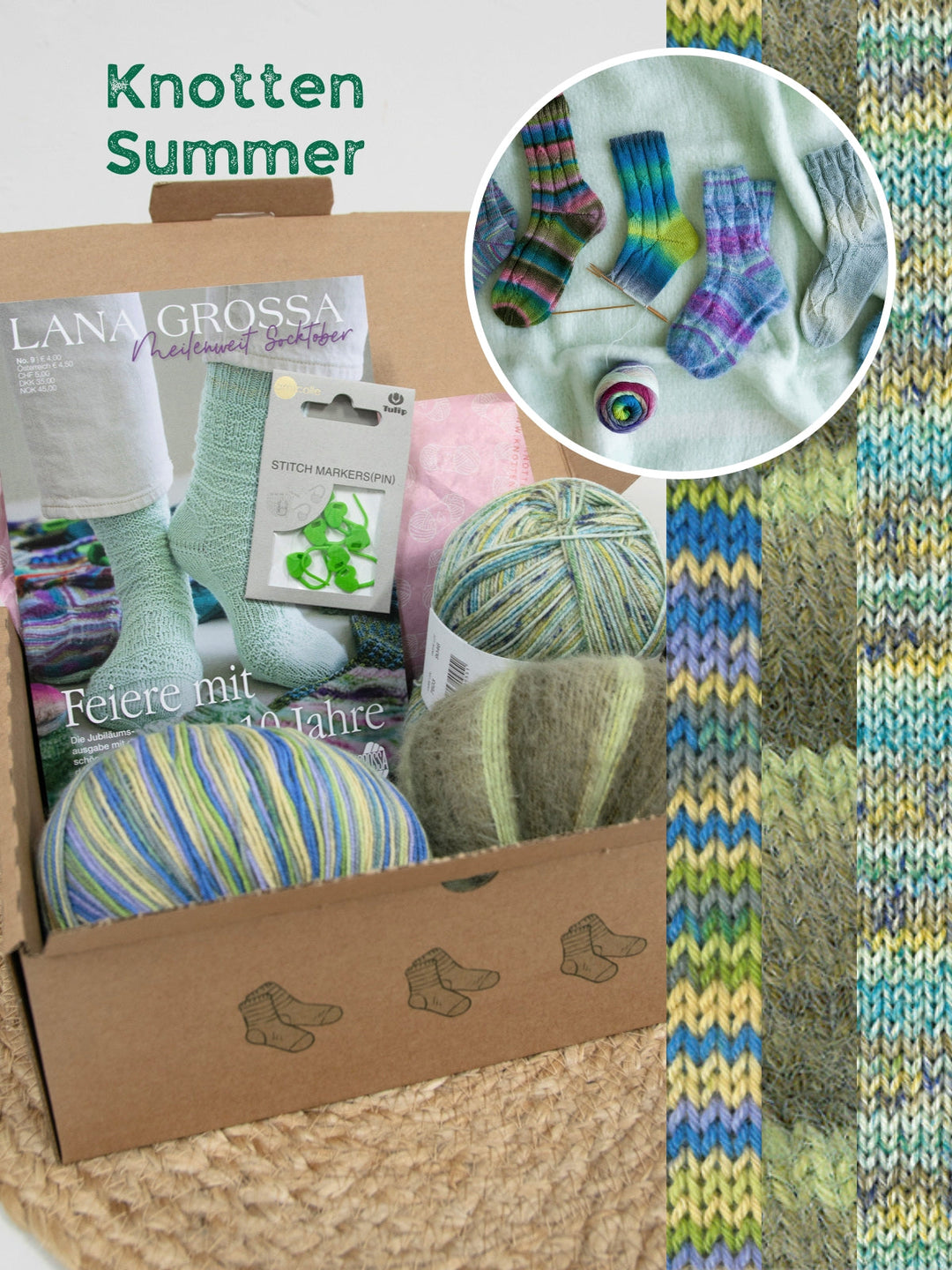 Socktober Paket Knotten - Tanja Steinbach