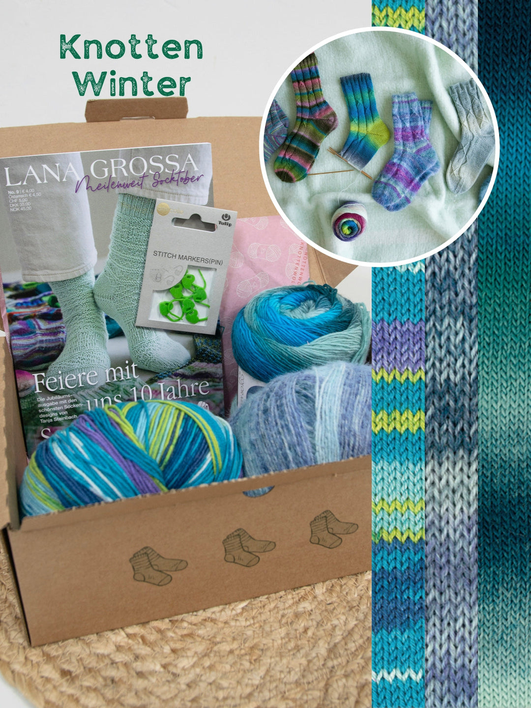 Socktober Paket Knotten - Tanja Steinbach