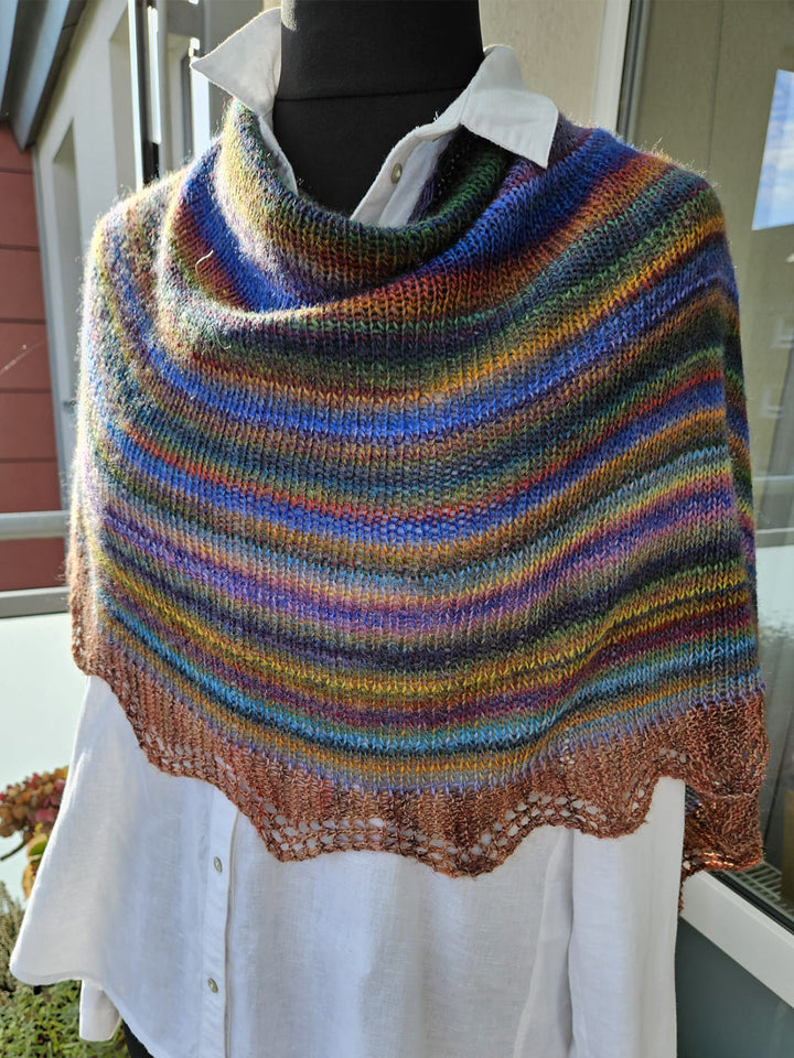 Strickpaket Lizas Tuch Silberfarn - Colorissimo