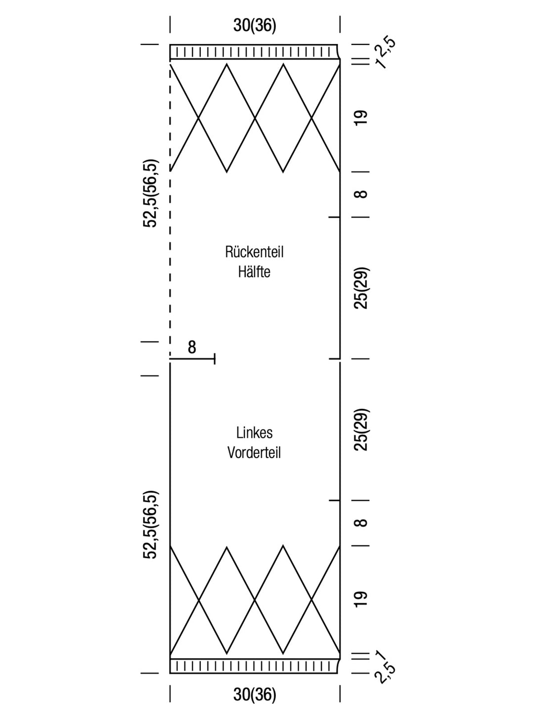 Strickpaket Ecopuno Basta Cosmo Weste mit Karos