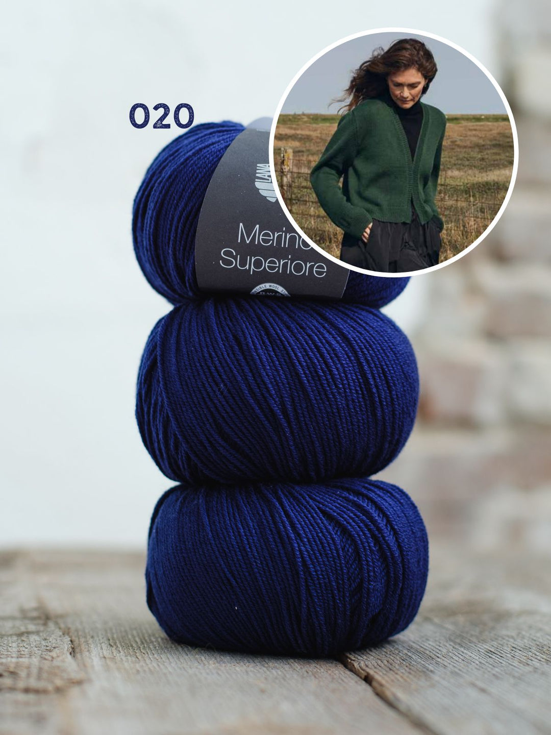 Strickpaket Merino Superiore Jacke