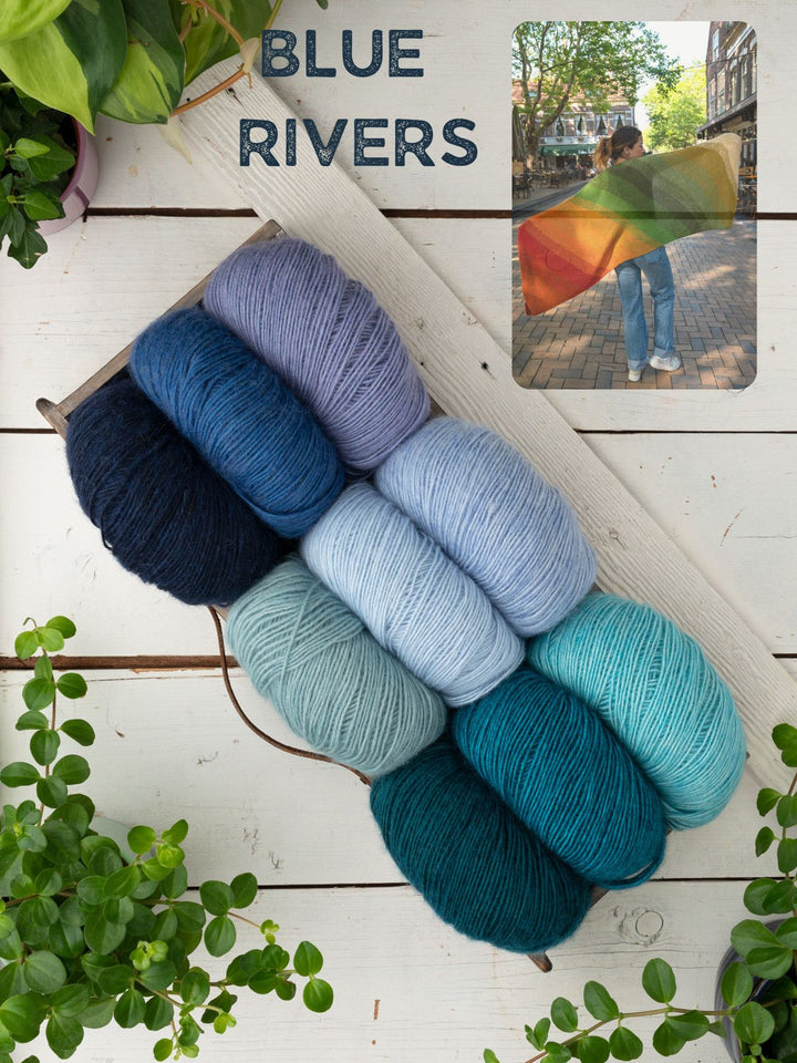 Strickpaket Ecopuno Streifenstola