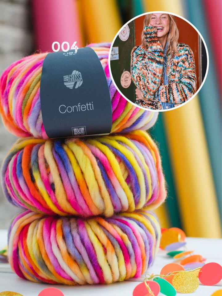 Strickpaket Confetti Cardigan