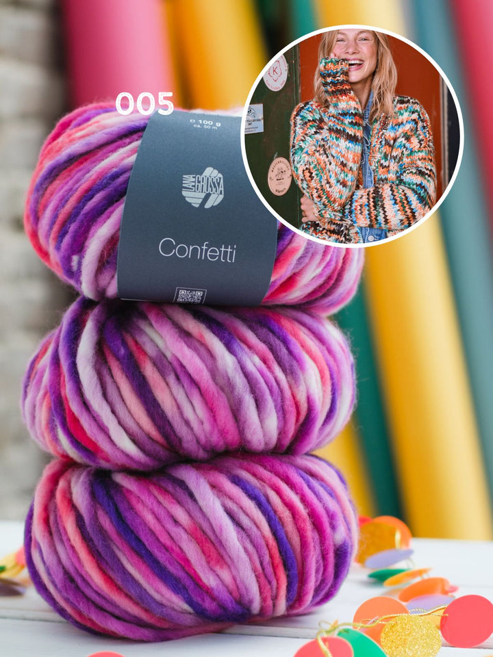 Strickpaket Confetti Cardigan