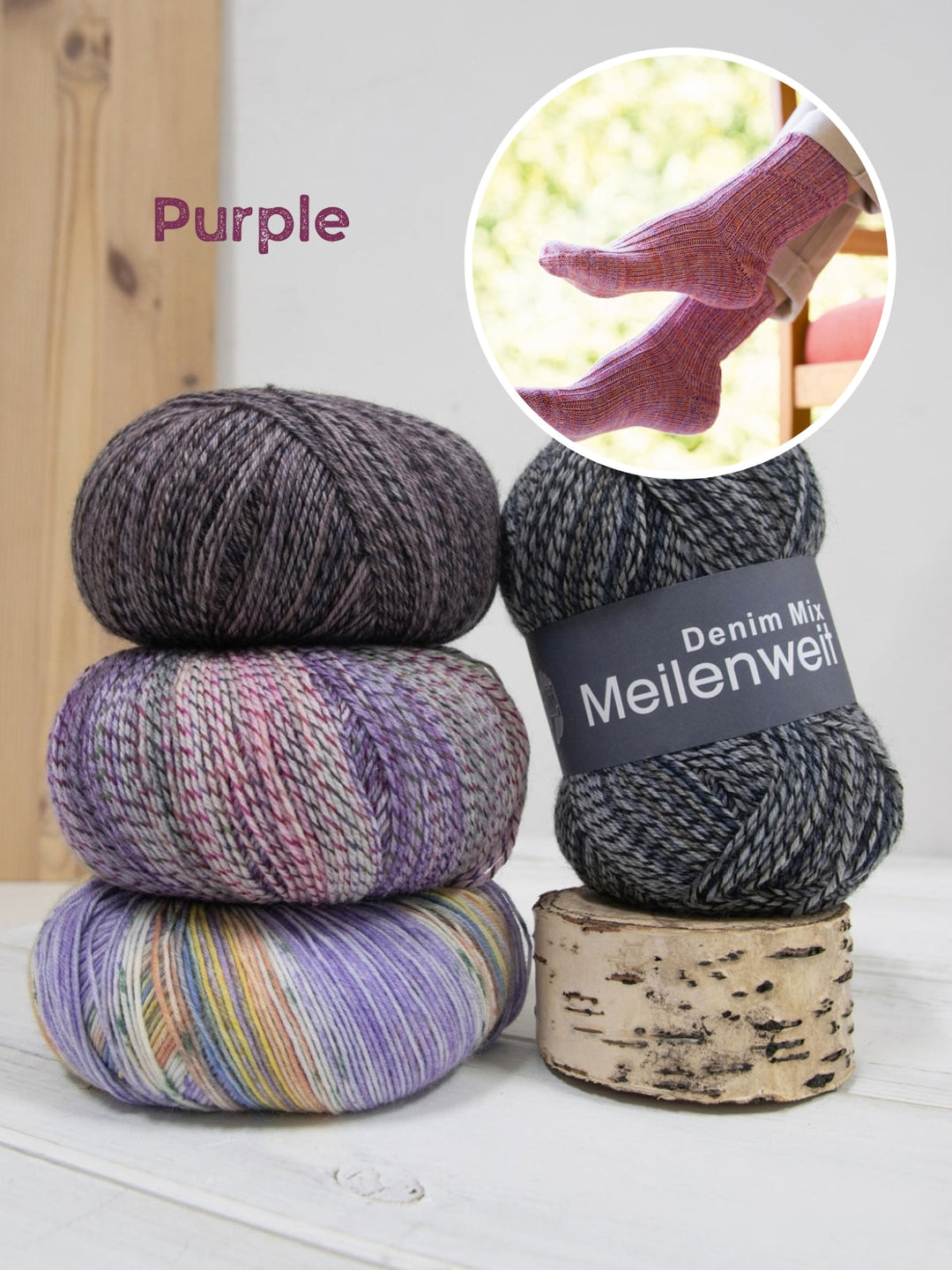 Strickpaket Sockenprobe Socktober