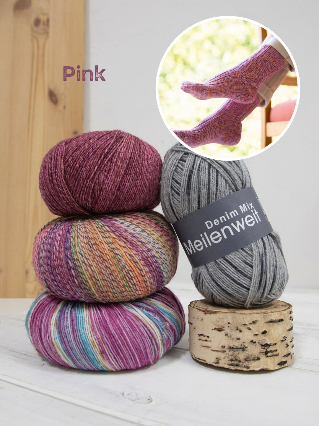 Strickpaket Sockenprobe Socktober