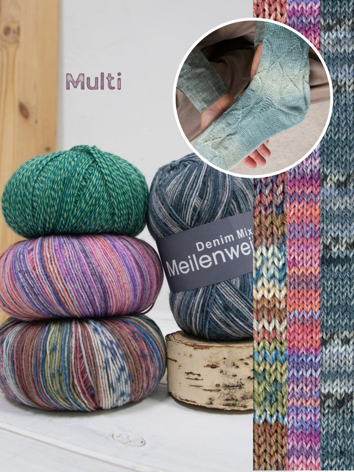 Strickpaket Sockenprobe Socktober