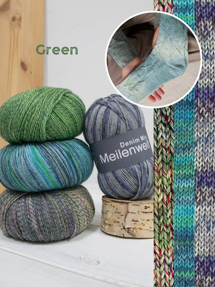 Strickpaket Sockenprobe Socktober