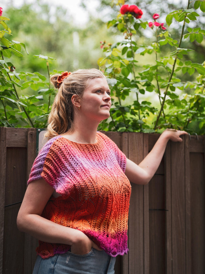 Strickpaket Sunset Ajour Top