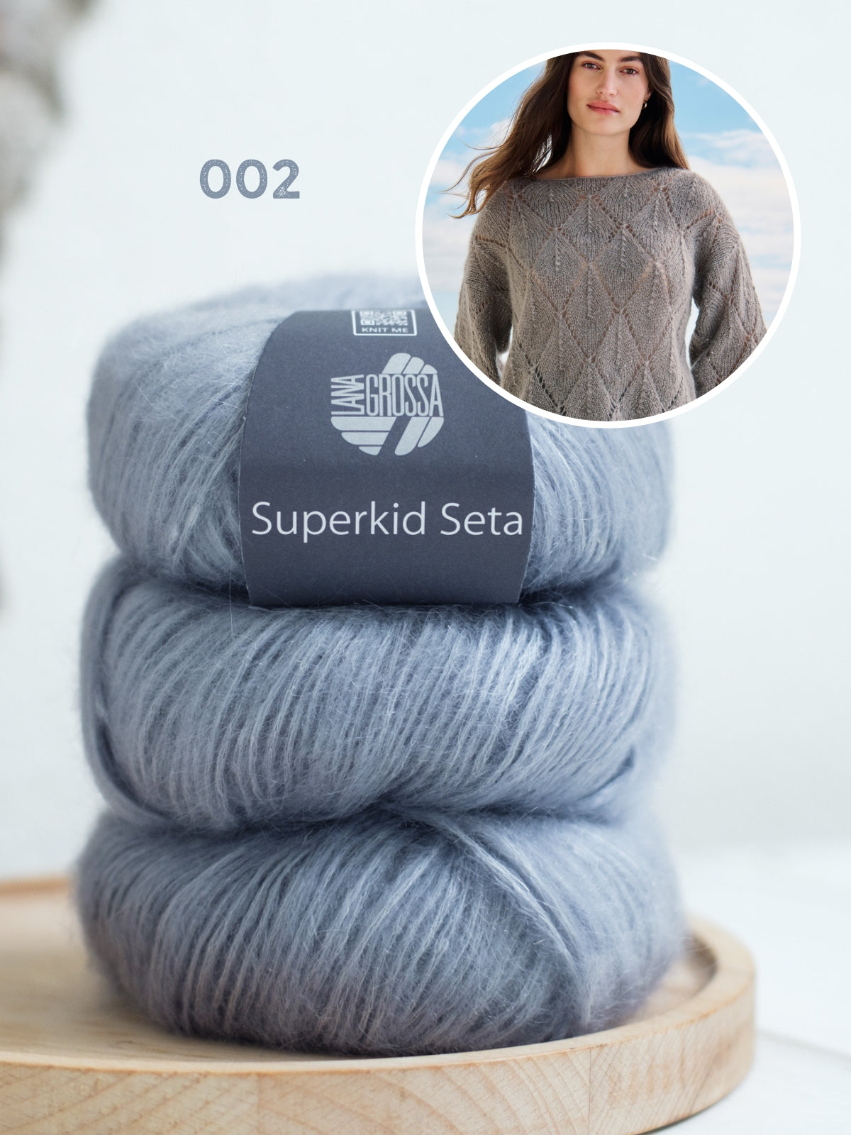 Strickpaket Superkid Seta Pullover - 36/38 / Lana Grossa Design - 007