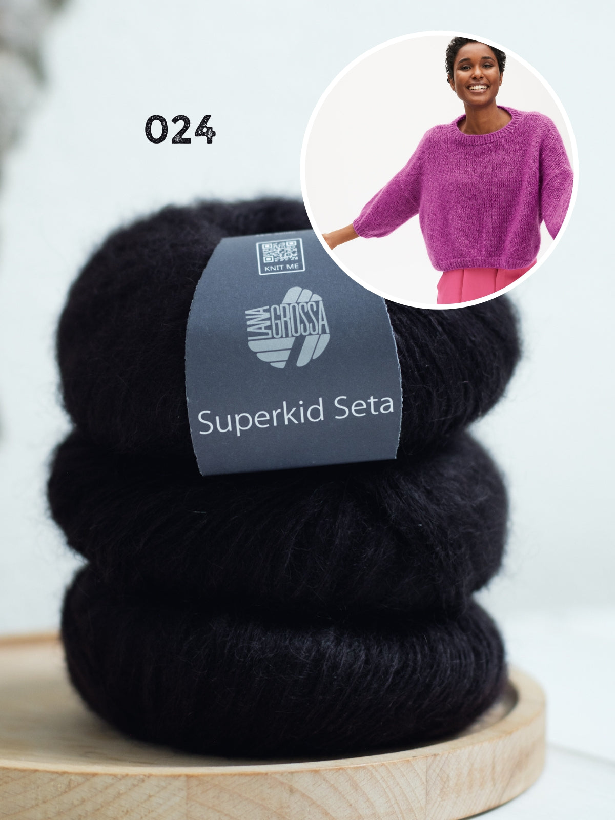 Strickpaket Superkid Seta Pullover - 36/38 / Lana Grossa Design - 007