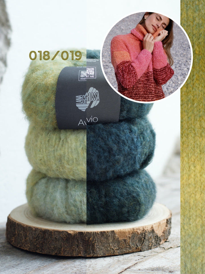 Strickpaket Avio Rollkragenpullover