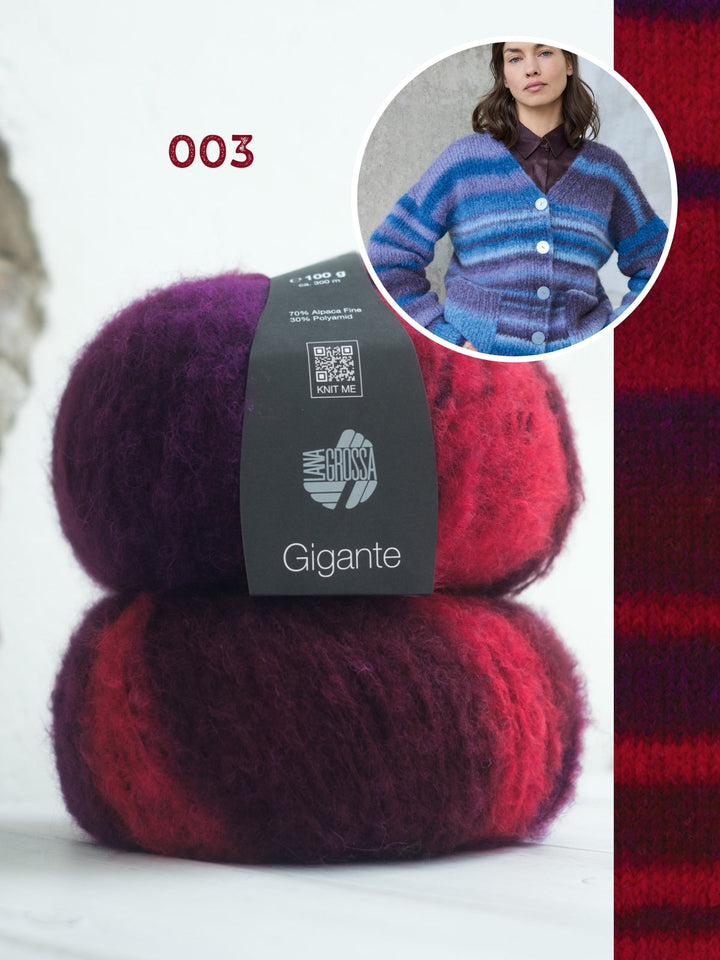 Strickpaket Gigante Top-down Jacke