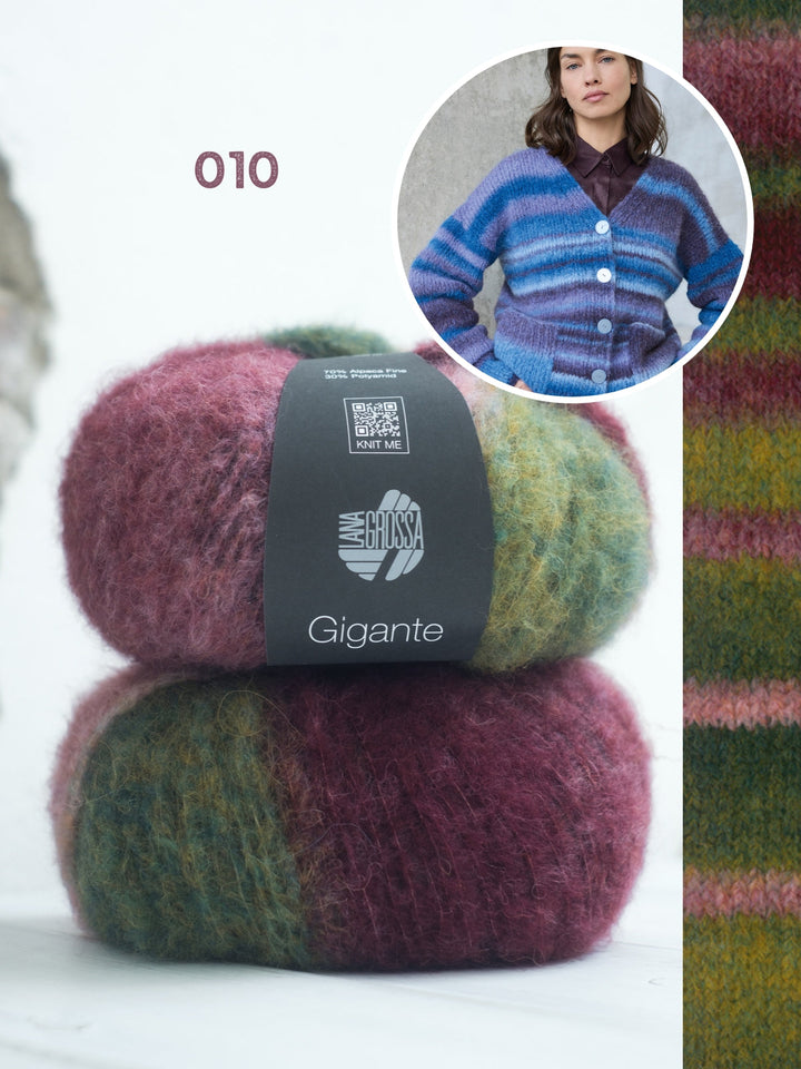 Strickpaket Gigante Top-down Jacke