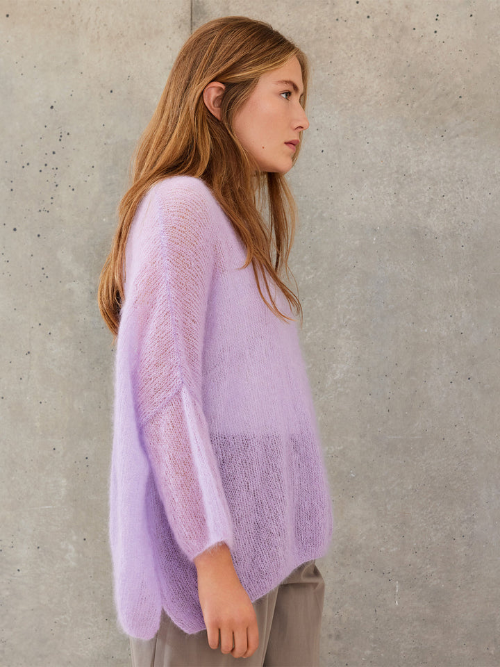 Strickpaket Silkhair oversized shirt