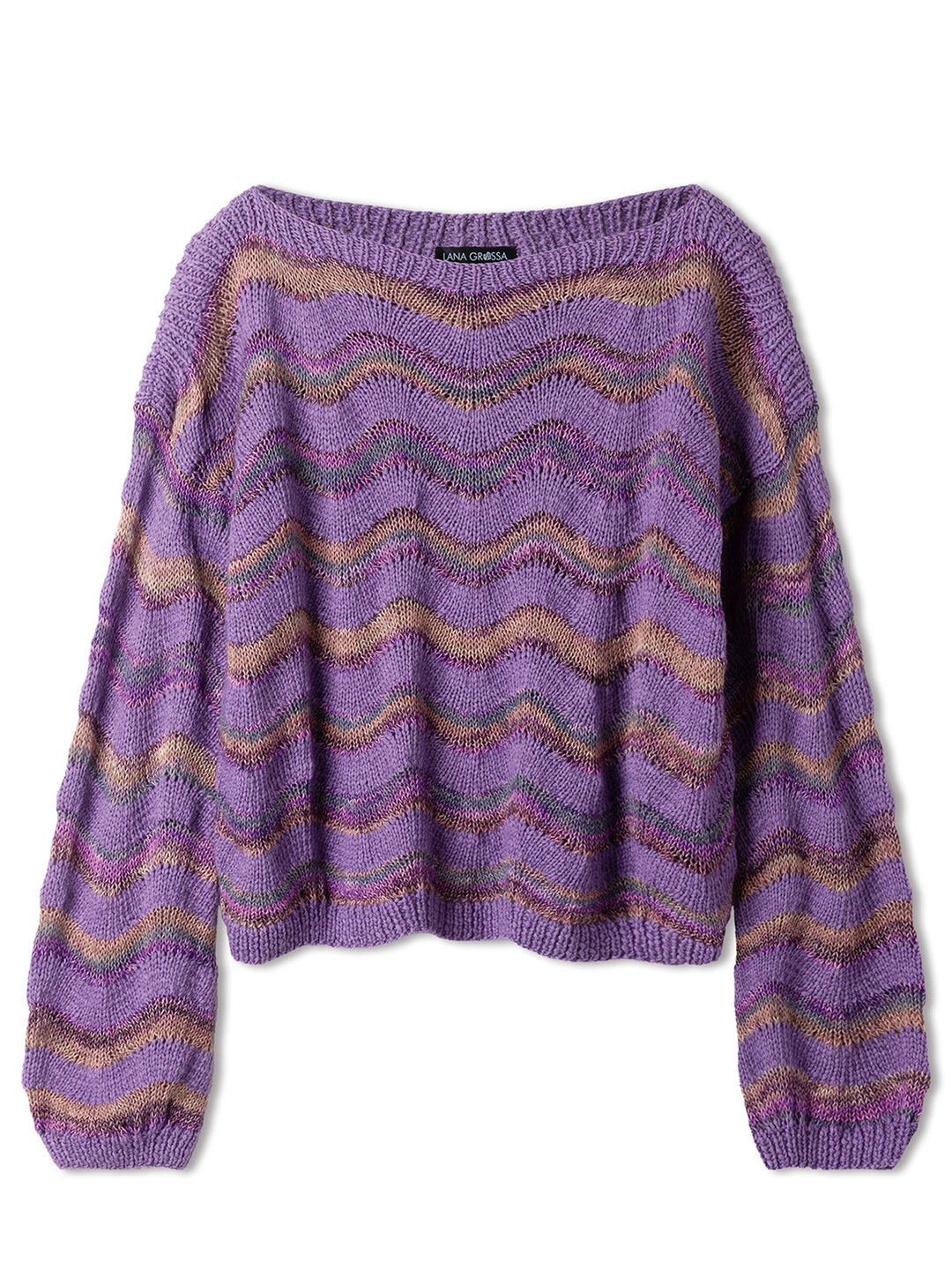 Strickpaket Gianna Summer Softness Pullover mit Wellenmuster