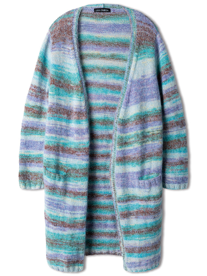 Strickpaket Gianna Silkhair Longjacke