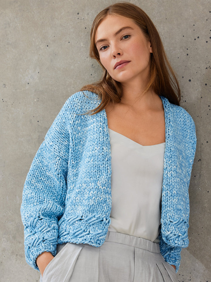 Strickpaket Gelato Vintage Jacke mit Diagonalmuster