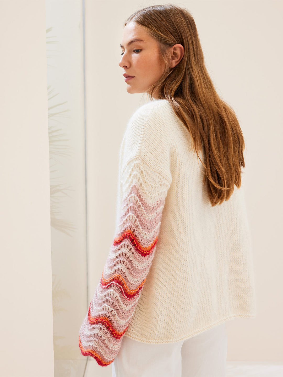 Strickpaket Summer Softness Silkhair Jacke mit Wellenmuster