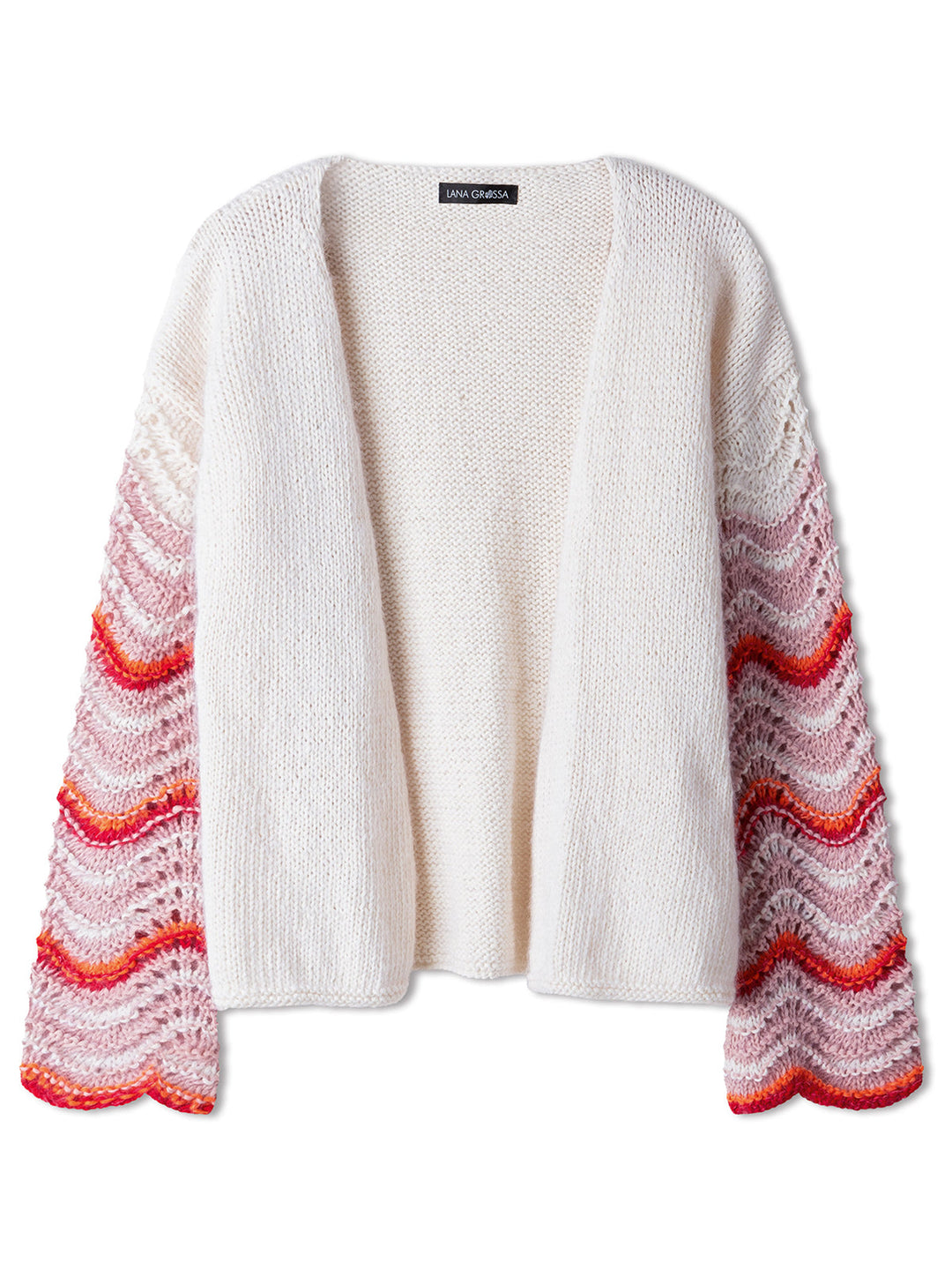Strickpaket Summer Softness Silkhair Jacke mit Wellenmuster