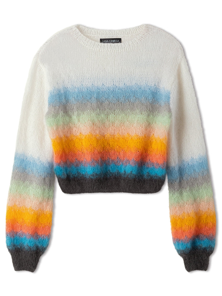 Strickpaket Silkhair Pullover mit Farbverlauf