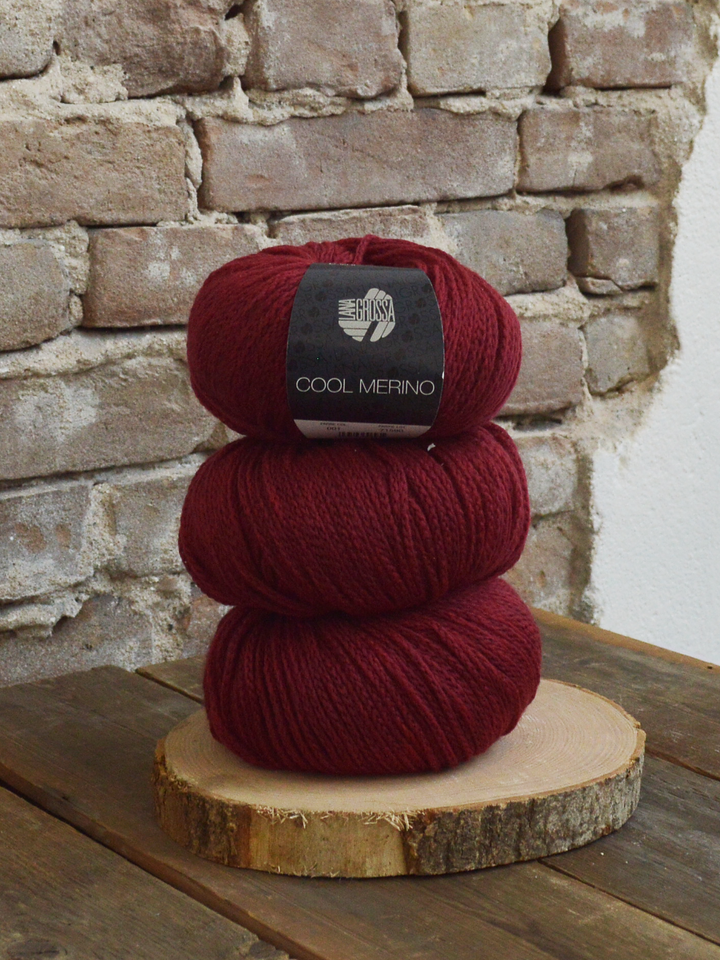 Cool Merino 001 Dunkelrot