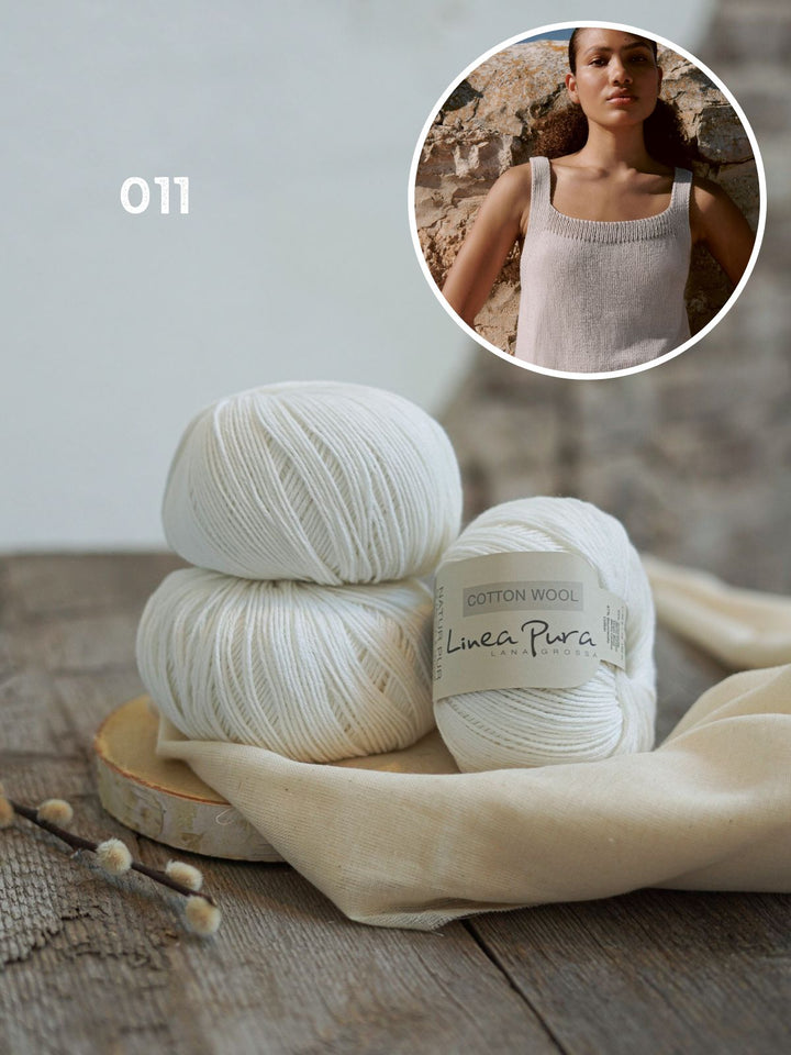 Strickpaket Cotton Wool Top