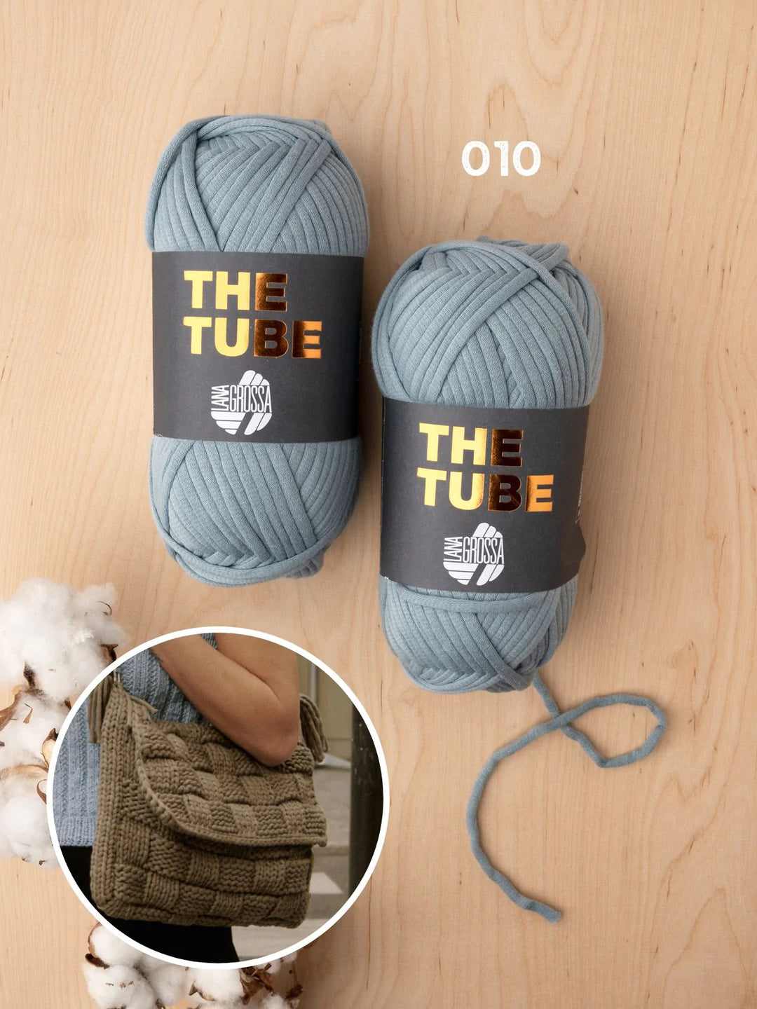 Strickpaket The Tube Gestrickte Tasche