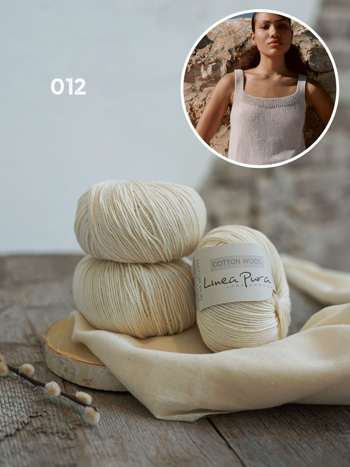 Strickpaket Cotton Wool Top