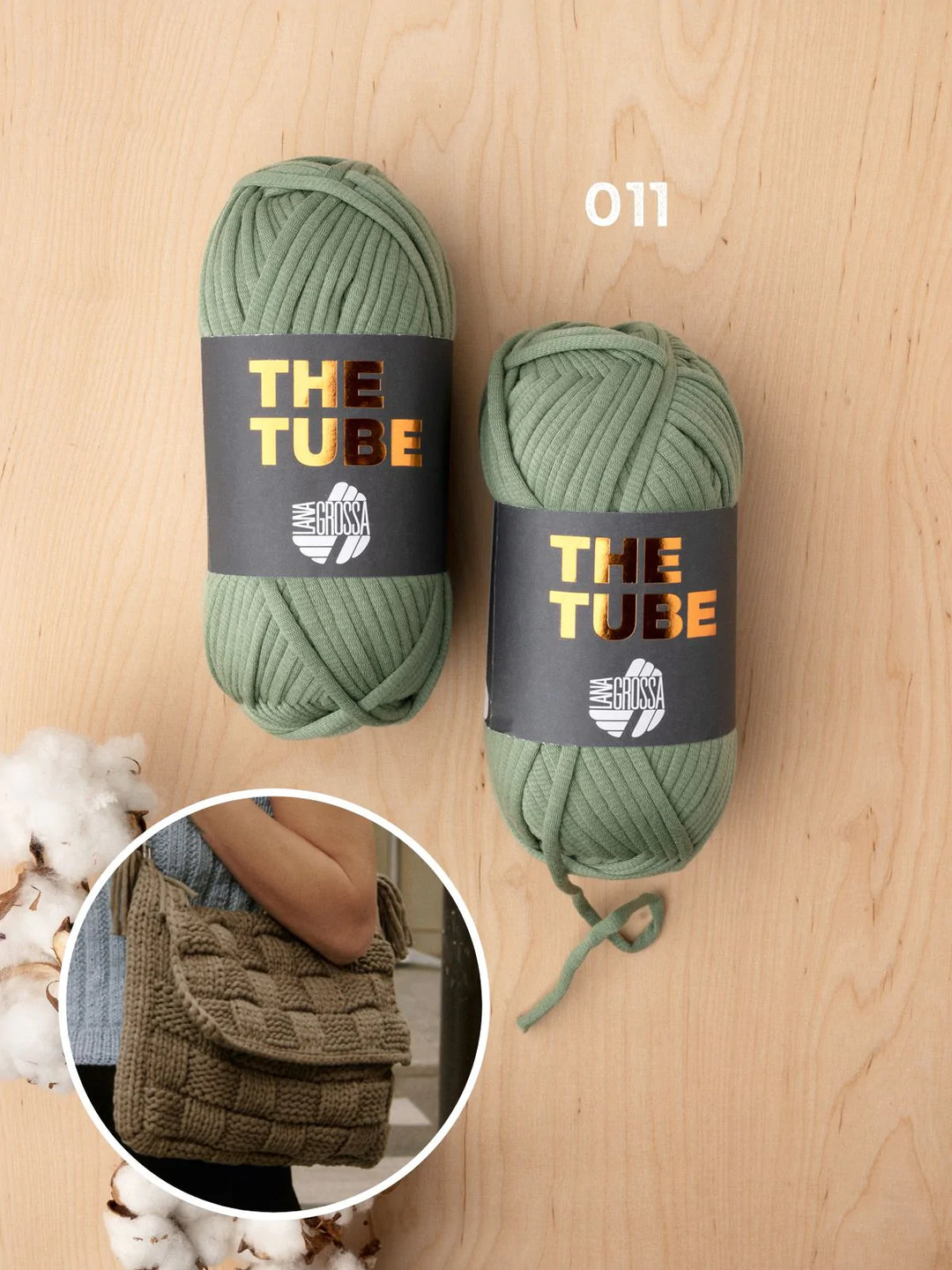 Strickpaket The Tube Gestrickte Tasche