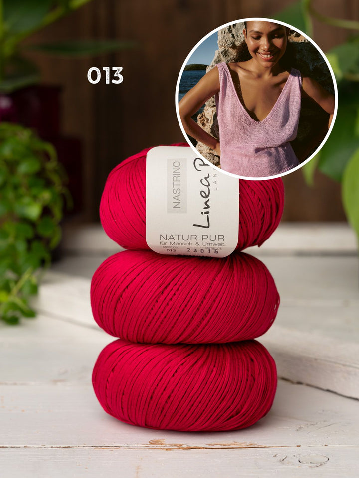 Strickpaket Nastrino Top glatt rechts