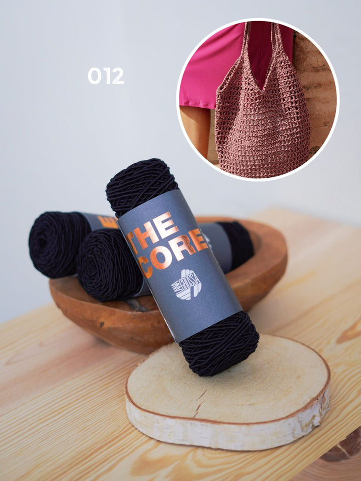 Häkelpaket The Core Tasche im Filetmuster